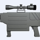 Body of the ZKZM-500 laser assault rifle.